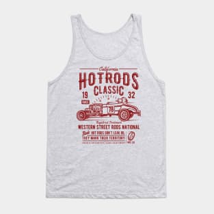 California Hotrods Classic Western Street Rods National Tank Top